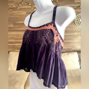 Free People Crop Top with Back Tie